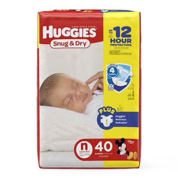 Huggies Newborn Little Snugglers Disposable Diapers