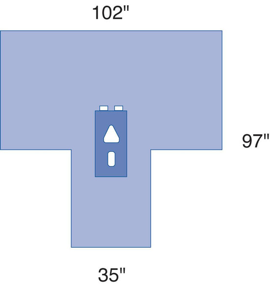 Medline Sterile Laparoscopy Surgical Drapes