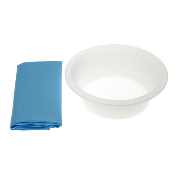 Medline Single Basin Standard Tray with Table Cover