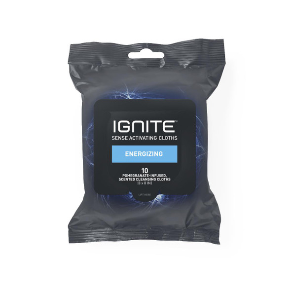 Ignite Body Activating Cloths with Energizing Coffee, Pomegranate