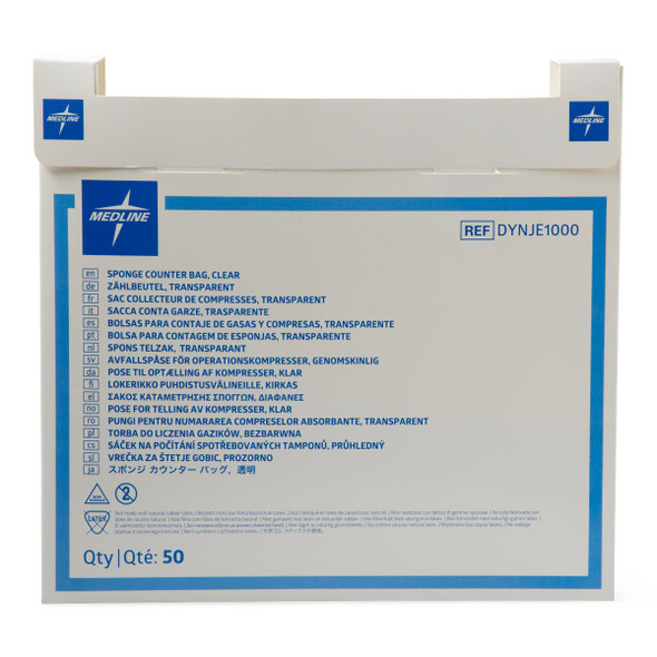 Medline Surgical Sponge Counter Bag