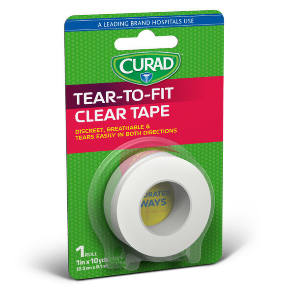 CURAD Transparent Adhesive Plastic Tape