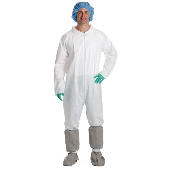 Medline Static-Dissipative Microporous Breathable Coveralls