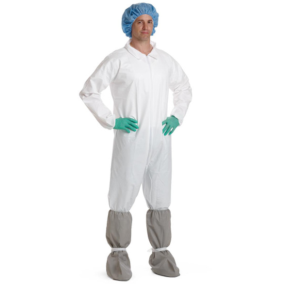 Medline Static-Dissipative Microporous Breathable Coveralls