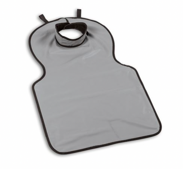 X-Ray Apron, Adult w/out Collar, Lead-lined, .3MM Thickness, 23-½" x 7-½", Grey