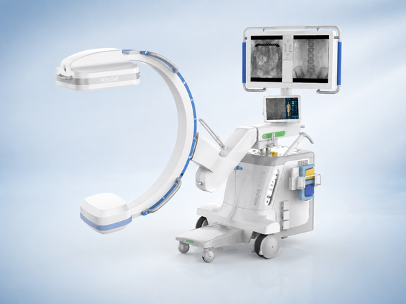PERLOVE PLX 2119 Series Mobile C-Arm Fluoroscopy System — 30 × 30 cm Dynamic Flat-Panel Detector, Integrated Dual-Screen Workstation | Formerly PLX119C