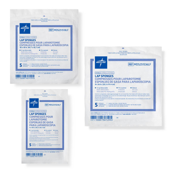 Medline X-ray Detectable Lap Sponges