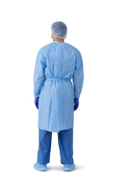 Medline Disp. Chemo-Tested Poly-Coated Nonwoven Protective Gowns