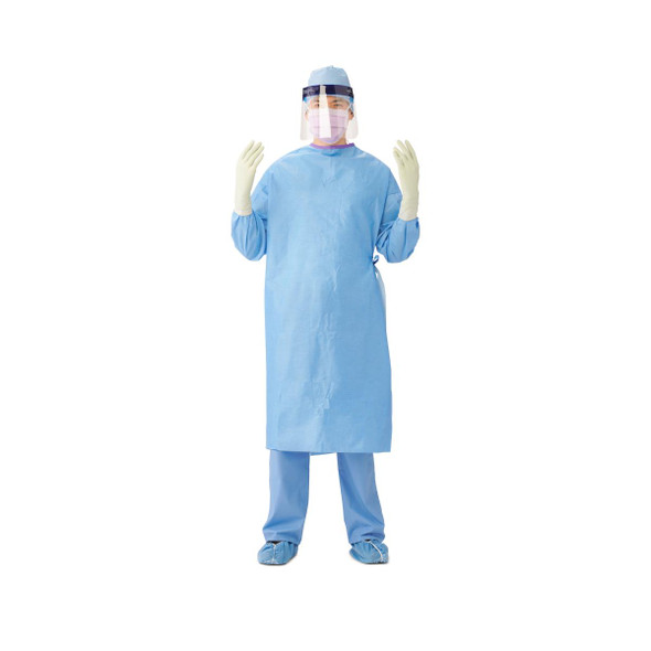 Fabric-Reinforced Sirus Surgical Gowns with Raglan Sleeve