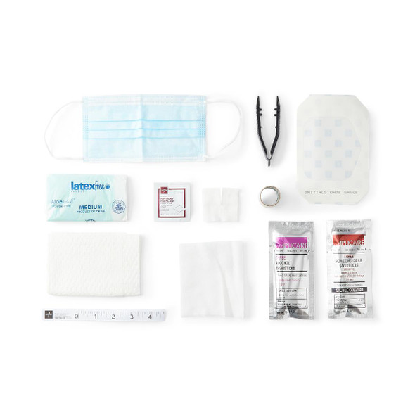 Medline Central Line Dressing Trays with Alcohol / PVP