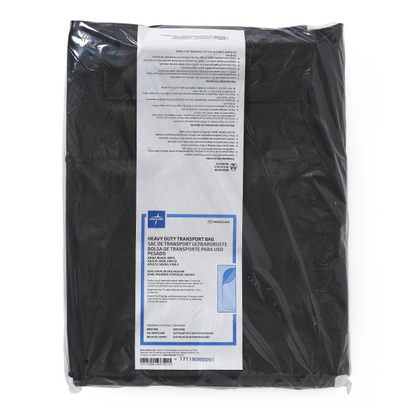 Medline Adult Black Vinyl Disaster Body Bags