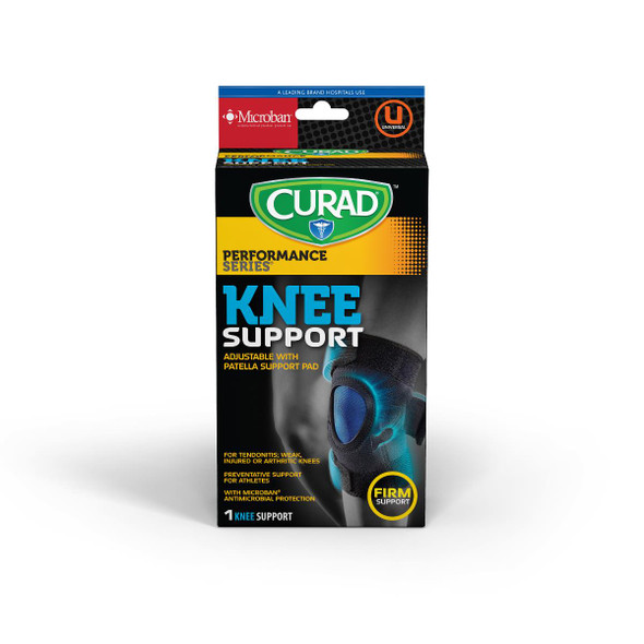 CURAD Knee Supports with Patella Pad and Microban