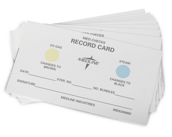Instrument Sterilization Record Load Cards