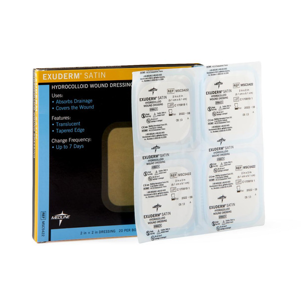 Exuderm Satin Hydrocolloid Wound Dressings