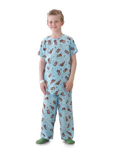 Tired Tiger Pediatric Patient Gowns