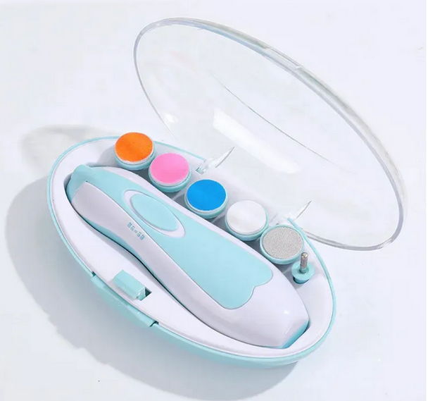 Baby Nail Care Kit – Electric Nail Trimmer Set with Gentle Grinding for Newborns