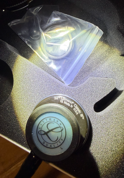 3M™ Littmann® Classic III Cardiology Stethoscope (Black Edition) – Serialized, FDA Registered & Authenticated | Hospital-Grade Acoustic Precision | Truway Health, Inc. Labeled