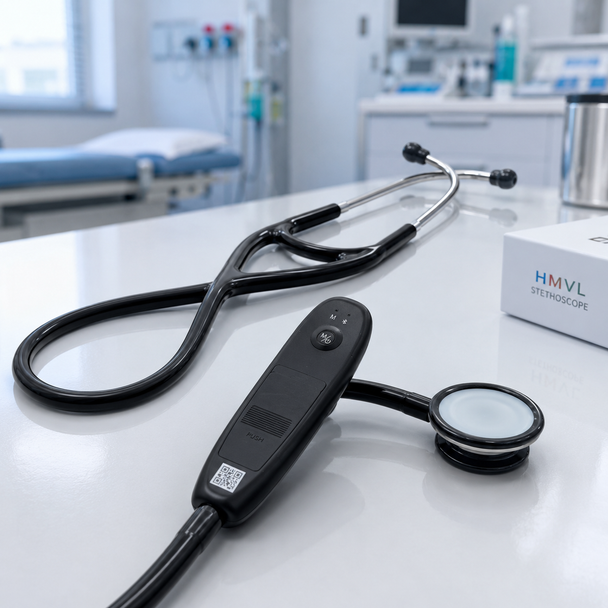 HMYL HM-9260 Bluetooth Digital Electronic Stethoscope – FDA 510(k)-Referenced Smart Auscultation Platform | Truway Health Clinical Diagnostics Series