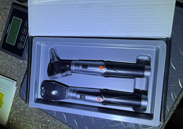Truway Health™ VMT-EO200 Fiber Optic ENT Diagnostic Otoscope & Ophthalmoscope Rechargeable Seat Charger Examination System – Professional Clinical Diagnostic Series