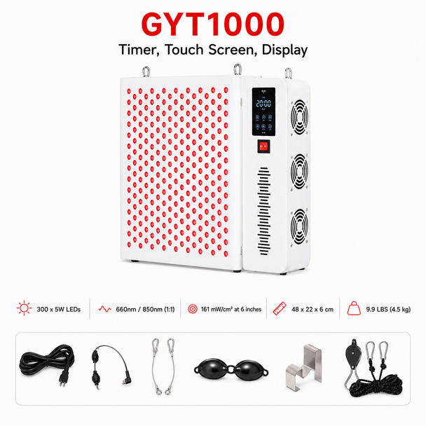 Suyzeko Red & Near-Infrared Phototherapy Light Panels — 660nm / 810nm / 850nm Wellness, Recovery & Aesthetic Light Systems