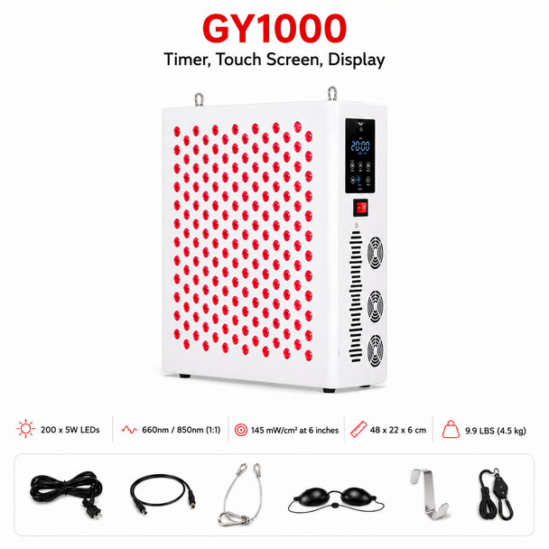 Suyzeko Red & Near-Infrared Phototherapy Light Panels — 660nm / 810nm / 850nm Wellness, Recovery & Aesthetic Light Systems