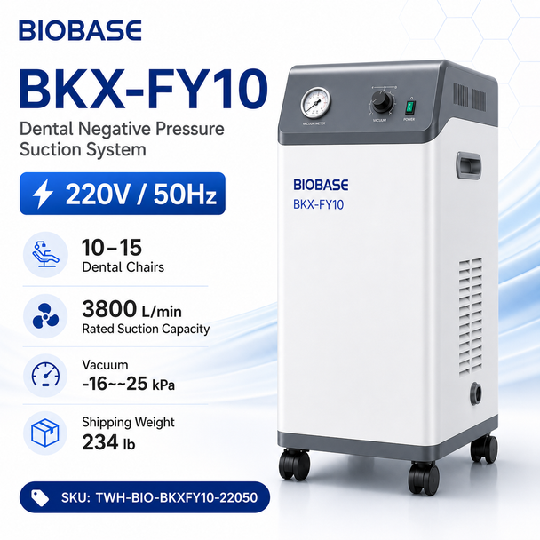 BIOBASE BKX-FY Series Dental Negative Pressure Suction System — Multi-Chair Central Dental Vacuum Equipment