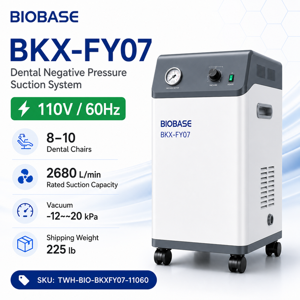 BIOBASE BKX-FY Series Dental Negative Pressure Suction System — Multi-Chair Central Dental Vacuum Equipment