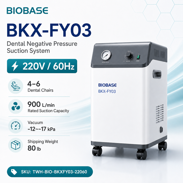 BIOBASE BKX-FY Series Dental Negative Pressure Suction System — Multi-Chair Central Dental Vacuum Equipment
