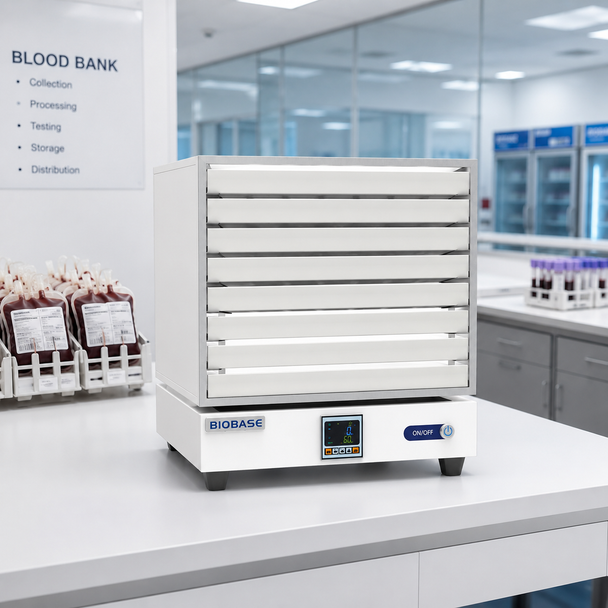BIOBASE BPA-SD08 Platelet Agitator — 8-Layer, 60 Oscillations/Minute, LCD Speed Display, Universal Voltage