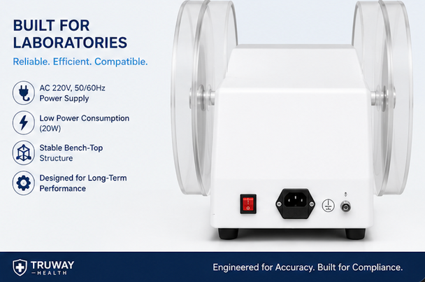 BIOBASE BCS-2 Tablet Friability Tester, Dual Drum, 220V | Truway Health