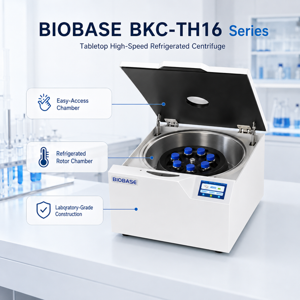 BIOBASE BKC-TH16 Series Tabletop High-Speed Refrigerated Centrifuge