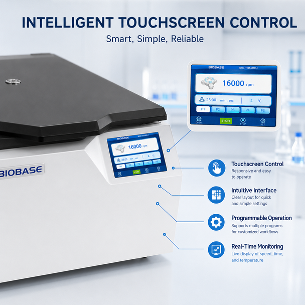 BIOBASE BKC-TH16 Series Tabletop High-Speed Refrigerated Centrifuge