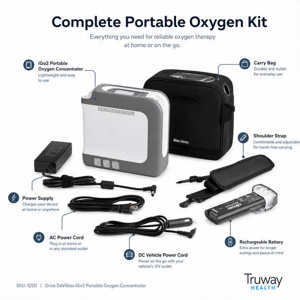 Drive DeVilbiss iGo®2 Portable Oxygen Concentrator