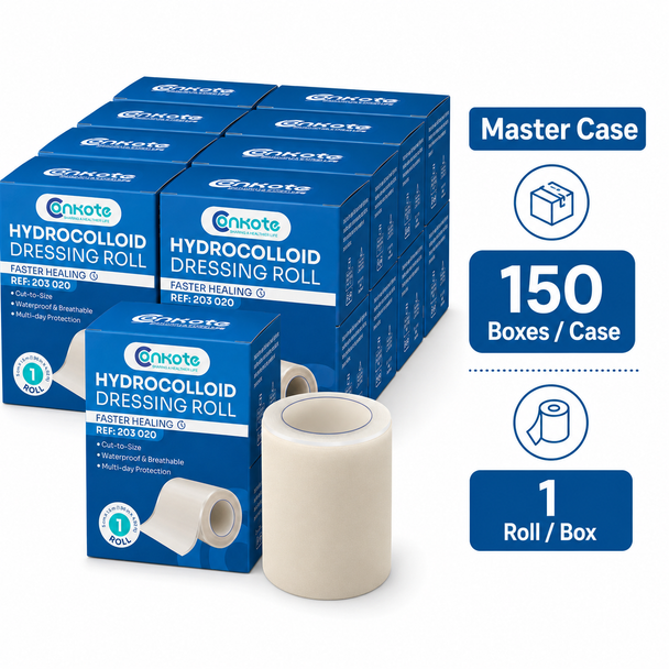 Conkote Hydrocolloid Dressing Roll — 1.96 in × 4.92 ft — Master Case of 150