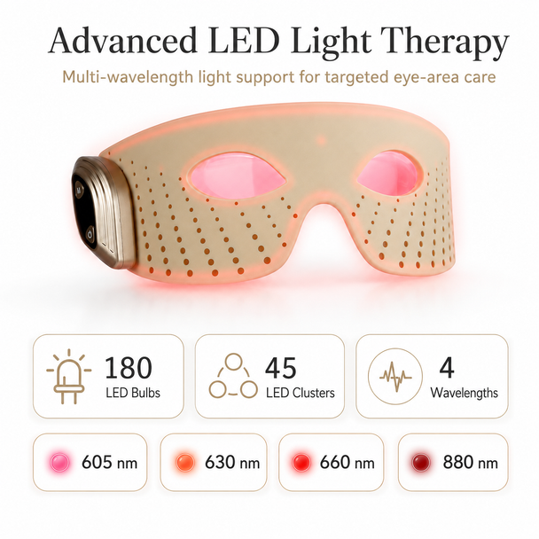 ReviveLift KFB310 Wireless LED + EMS Eye Mask — 3,000-Piece Pallet