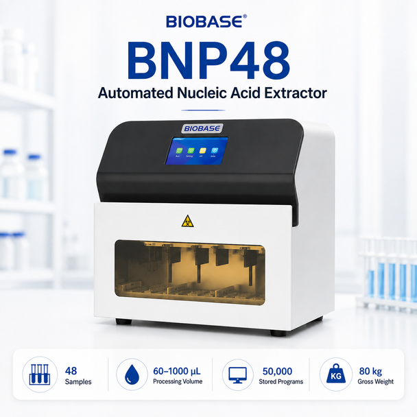 BIOBASE BNP Series Automated Nucleic Acid Extractor – 32 or 48 Sample Capacity