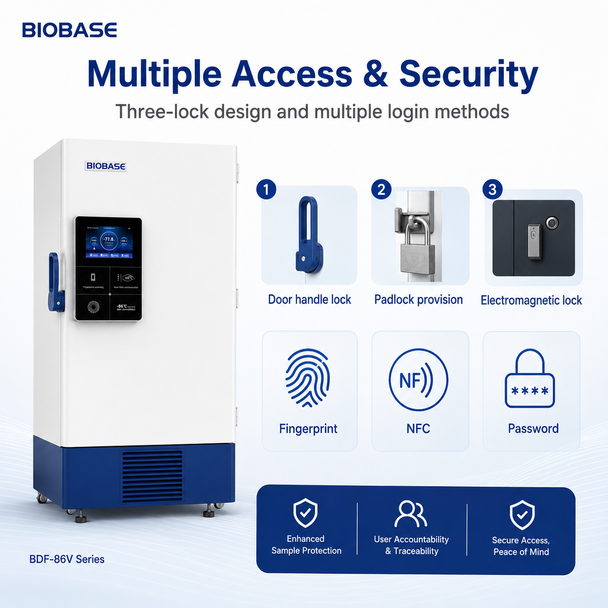 BIOBASE BDF-86V Series -86°C Ultra-Low Temperature Inverter Freezer