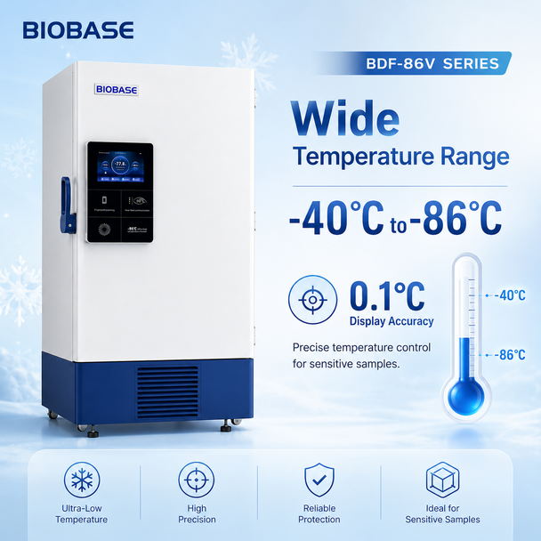 BIOBASE BDF-86V Series -86°C Ultra-Low Temperature Inverter Freezer