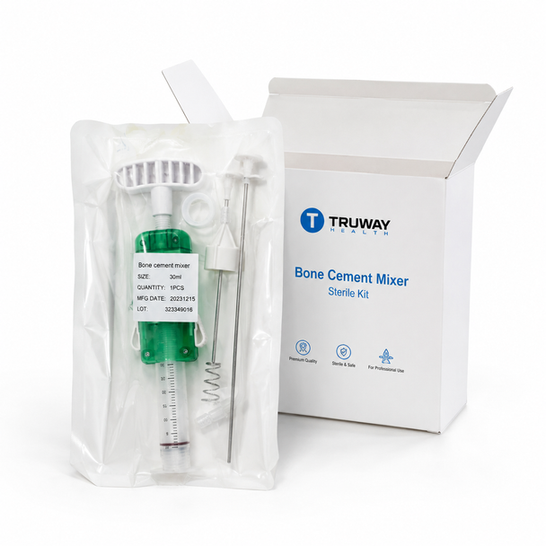 SurgiLab Bone Cement Mixer & Delivery System – Sterile Single-Use Orthopedic Mixing Kit