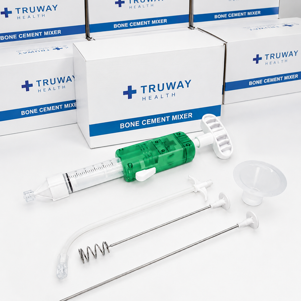 SurgiLab Bone Cement Mixer & Delivery System – Sterile Single-Use Orthopedic Mixing Kit