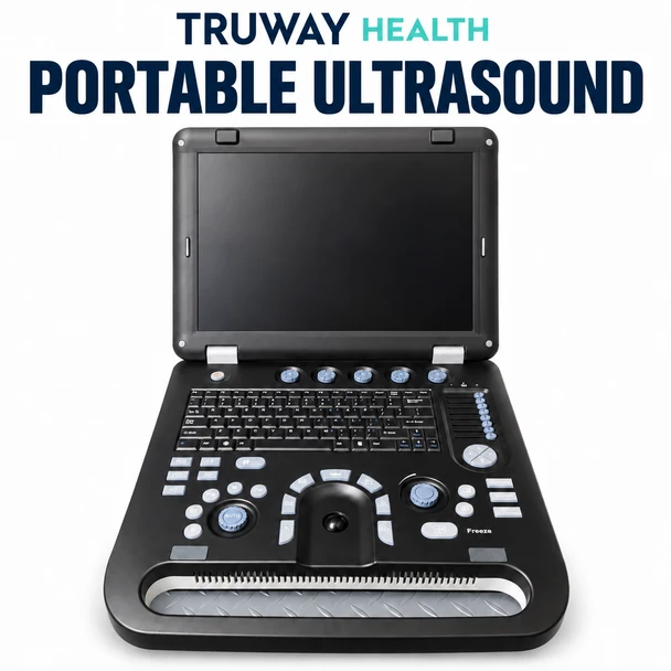Truway Health™ SUN-906A 3D/4D Color Doppler Ultrasound System – Multi-Array Diagnostic Ultrasound Machine with Convex, Linear & Transvaginal Probes