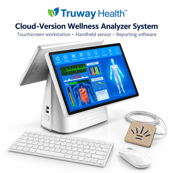 Cloud-Version Quantum Resonance Wellness Analyzer System with Touchscreen Computer