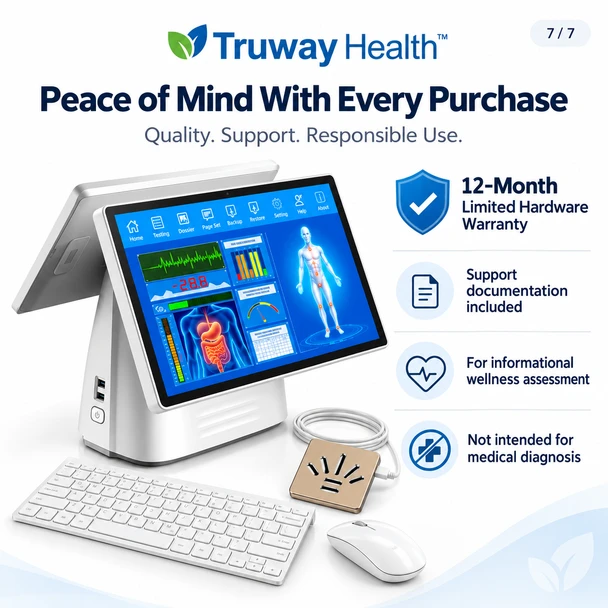 Cloud-Version Quantum Resonance Wellness Analyzer System with Touchscreen Computer