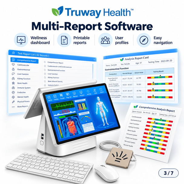 Cloud-Version Quantum Resonance Wellness Analyzer System with Touchscreen Computer