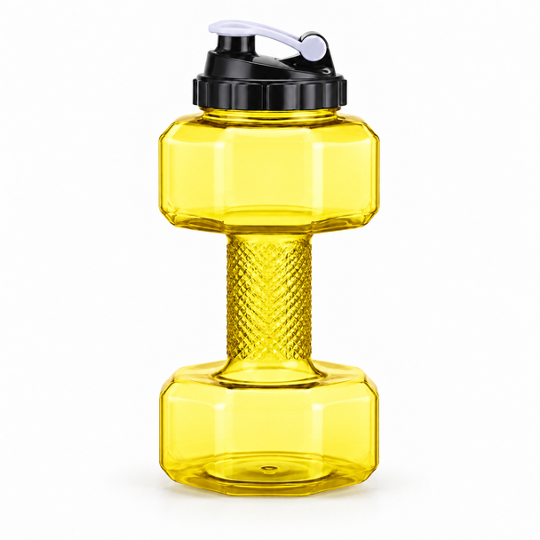 2.2L Dumbbell-Shaped Sports Water Bottle – Large Capacity Fitness & Cycling Hydration Bottle