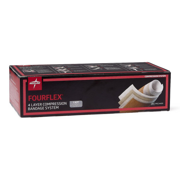 Medline Fourflex 4-Layer Compression Bandage System – Standard & XL | 1 KT or 8/CS