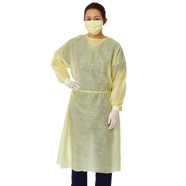 Disposable Multilayer SMS Medium-Weight Cover Gown with Full Back