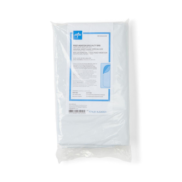 Medline Adult Body Bags with ID Toe Tags