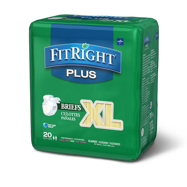 FitRight Plus Incontinence Briefs