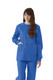 ComfortEase Unisex Crew-Neck Warm-Up Jackets - Royal Blue